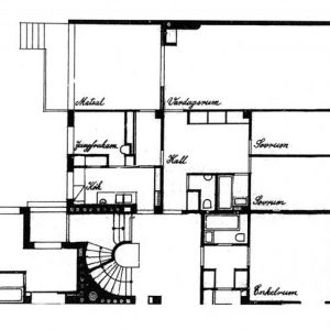 20-tals hus planlösning