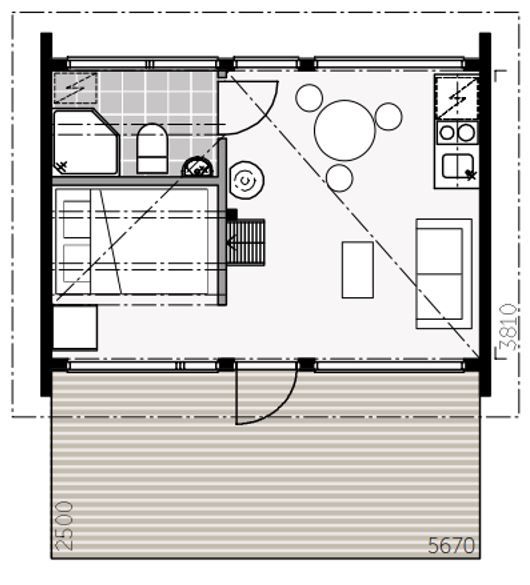 attefallshus med loft ritning