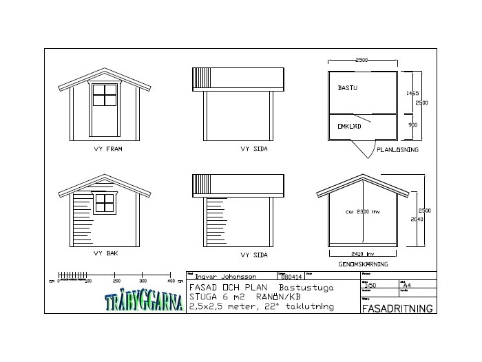 bastustuga ritning