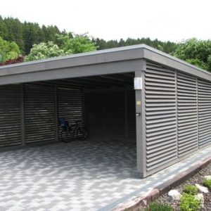 Dubbel carport pulpettak