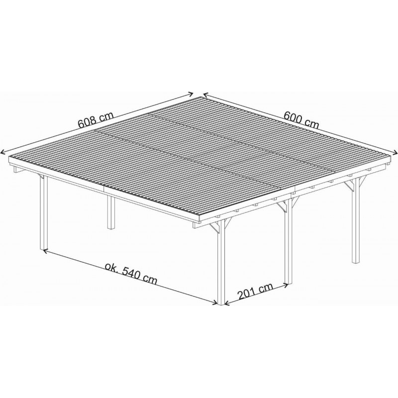 dubbelcarport carport ritning