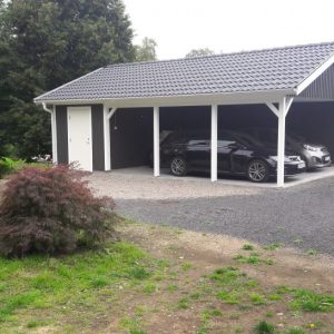 Dubbelcarport mått