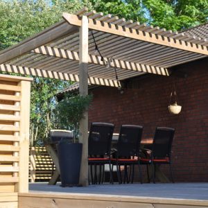 Pergola ritning