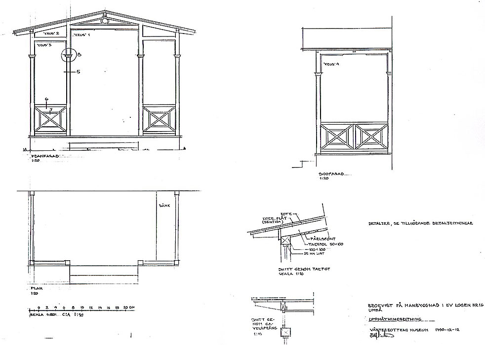 ritning veranda