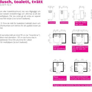 Tillgänglighet badrum